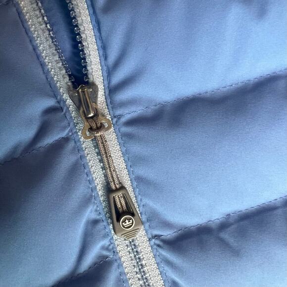 Peter Millar Womens Hooded Merge Pullover Golf Jacket, Small, NWT, Blue / White - Picture 4 of 13